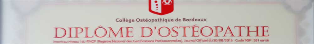 diplôme ostéopathe cob de bordeaux